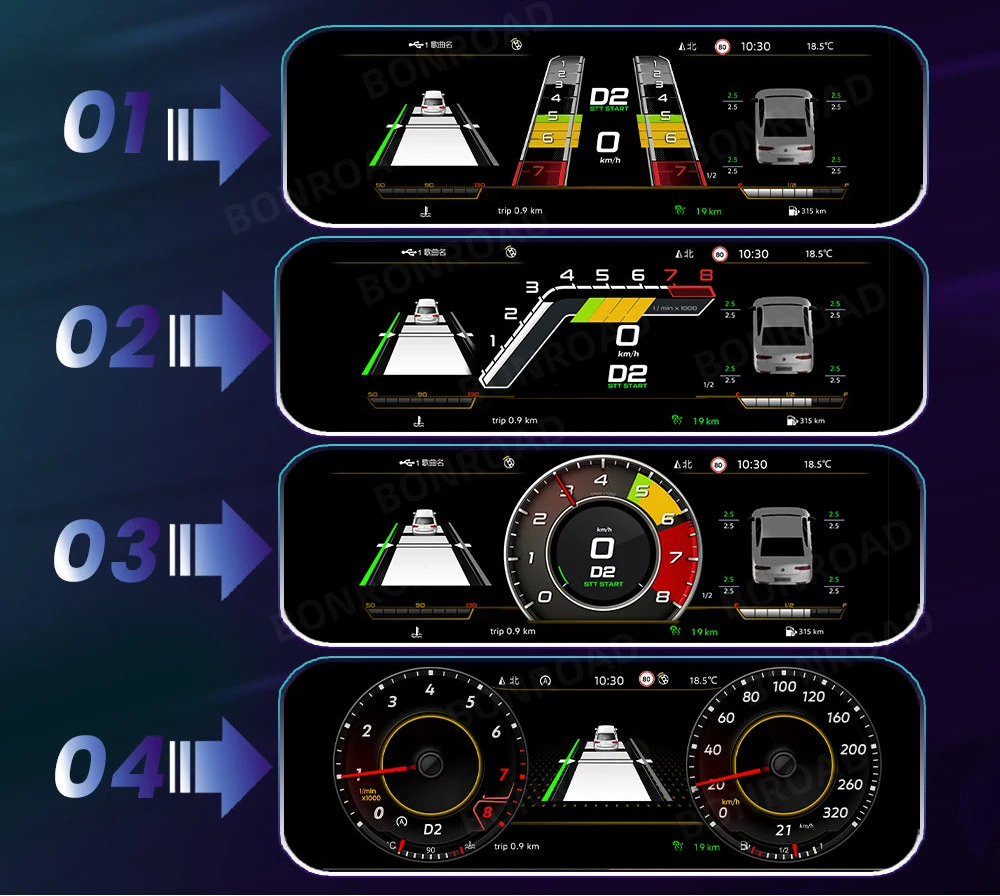 Tableau de Bord Numérique Audi A3/S3/RS3 8V (2013-2019)