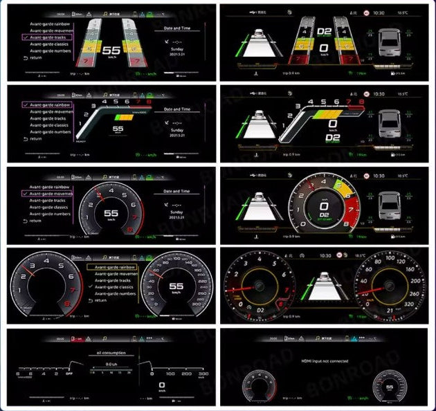 Tableau de bord numérique Audi A5 / S5 / RS5 (2008-2016)